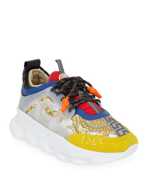 buy versace chain reaction|authentic Versace chain reaction sneakers.